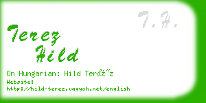 terez hild business card